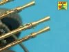 Aber Models Set of 2 barrels for Russian 14,5 mm machine guns KPVT used on ZPU-2 or ZPU-4 - orosz 14,5 mm-es KPVT géppuskacsövek – 2 darabos készlet ZPU-2/ZPU-4-hez