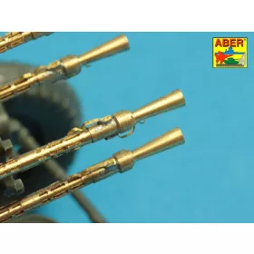   Aber Models Set of 2 barrels for Russian 14,5 mm machine guns KPVT used on ZPU-2 or ZPU-4 - orosz 14,5 mm-es KPVT géppuskacsövek – 2 darabos készlet ZPU-2/ZPU-4-hez