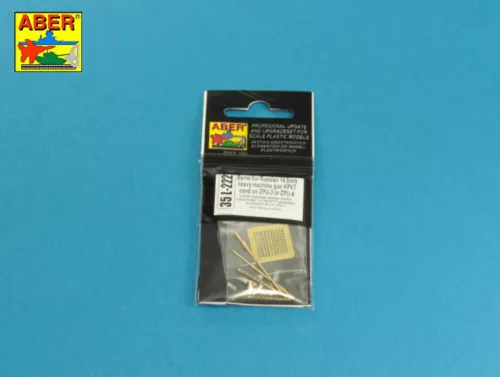 Aber Models Set of 2 barrels for Russian 14,5 mm machine guns KPVT used on ZPU-2 or ZPU-4 - orosz 14,5 mm-es KPVT géppuskacsövek – 2 darabos készlet ZPU-2/ZPU-4-hez