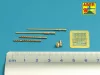 Aber Models Set of 2 barrels for Russian 14,5 mm machine guns KPVT used on ZPU-2 or ZPU-4 - orosz 14,5 mm-es KPVT géppuskacsövek – 2 darabos készlet ZPU-2/ZPU-4-hez