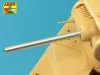 Aber Models Barrel ROQF Mk.I 76,2mm for Matilda Mk.IIICS with Besa MG barrel - Matilda Mk.IIICS Besa MG lövegcső – ROQF Mk.I 76,2 mm-es lövegcső