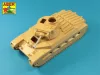 Aber Models Barrel ROQF Mk.I 76,2mm for Matilda Mk.IIICS with Besa MG barrel - Matilda Mk.IIICS Besa MG lövegcső – ROQF Mk.I 76,2 mm-es lövegcső