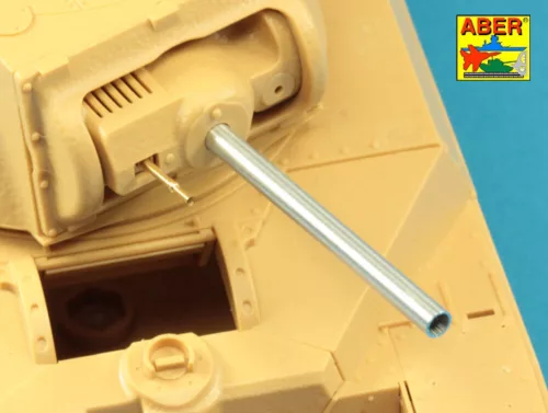 Aber Models Barrel ROQF Mk.I 76,2mm for Matilda Mk.IIICS with Besa MG barrel - Matilda Mk.IIICS Besa MG lövegcső – ROQF Mk.I 76,2 mm-es lövegcső