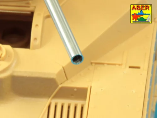 Aber Models Barrel ROQF Mk.I 76,2mm for Matilda Mk.IIICS with Besa MG barrel - Matilda Mk.IIICS Besa MG lövegcső – ROQF Mk.I 76,2 mm-es lövegcső