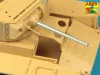 Aber Models Early barrel for Valentine Mk.II to VII or Matilda Mk.III/IV with Besa MG barrel - VII vagy Matilda Mk.III/IV Besa MG lövegcső – korai lövegcső