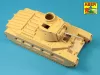 Aber Models Late barrel for Valentine Mk.II to VII or Matilda Mk.III/IV with Besa MG barrel - VII vagy Matilda Mk.III/IV Besa MG lövegcső – késői lövegcső