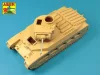 Aber Models Late barrel for Valentine Mk.II to VII or Matilda Mk.III/IV with Besa MG barrel - VII vagy Matilda Mk.III/IV Besa MG lövegcső – késői lövegcső