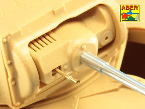 Aber Models Late barrel for Valentine Mk.II to VII or Matilda Mk.III/IV with Besa MG barrel - VII vagy Matilda Mk.III/IV Besa MG lövegcső – késői lövegcső
