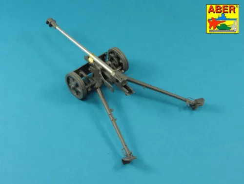 Aber Models Barrel for German 75mm PaK 40 gun without muzzle brake - német 75 mm-es PaK 40 lövegcső – csőszájfék nélküli változat