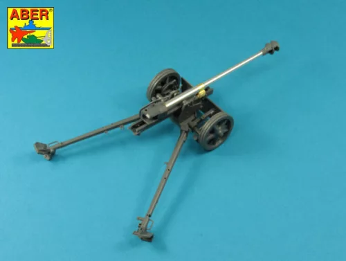Aber Models Barrel for German 75mm PaK 40 gun without muzzle brake - német 75 mm-es PaK 40 lövegcső – csőszájfék nélküli változat