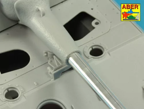 Aber Models Germ.88 mm Kw.K. 43 L/91 Barrel for Panther II - német 88 mm-es Kw.K. 43 L/91 lövegcső