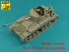 Aber Models Barrel for 17pdr. Self-propelled A/T gun Archer - 17pdr. önjáró páncéltörő löveg Archer – lövegcső