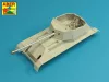 Aber Models Barrel for 17pdr. Self-propelled A/T gun Archer - 17pdr. önjáró páncéltörő löveg Archer – lövegcső