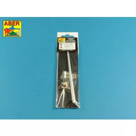   Aber Models 10,5cm KwK L/70 barrel with double baffle muzzle brake for German Pz.Kpfw. VII Löwe - német Pz.Kpfw. VII Löwe – 10,5 cm-es KwK L/70 kétkamrás lövegcső – csőszájfékkel
