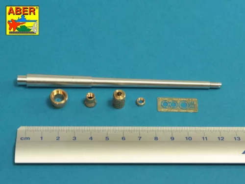 Aber Models német Pz.Kpfw. VII Löwe vagy VK 7201(K) – 10,5 cm-es KwK L/70 perforált lövegcső – csőszájfékkel