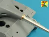Aber Models német Pz.Kpfw. VII Löwe vagy VK 7201(K) – 10,5 cm-es KwK L/70 perforált lövegcső – csőszájfékkel