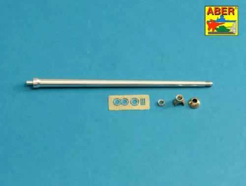 Aber Models 7,5cm gun barrel with single baffle muzzle brake for German Tank VK3002(DB) - 7,5 cm-es lövegcső egykamrás csőszájfékkel – német VK3002(DB) harckocsihoz