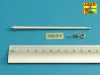 Aber Models 7,5cm gun barrel with single baffle muzzle brake for German Tank VK3002(DB) - 7,5 cm-es lövegcső egykamrás csőszájfékkel – német VK3002(DB) harckocsihoz