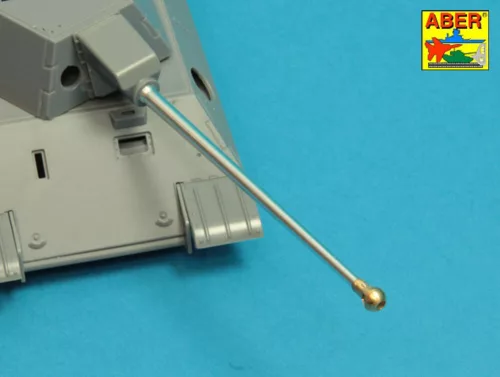 Aber Models 7,5cm gun barrel with single baffle muzzle brake for German Tank VK3002(DB) - 7,5 cm-es lövegcső egykamrás csőszájfékkel – német VK3002(DB) harckocsihoz