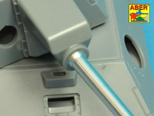 Aber Models 7,5cm gun barrel with single baffle muzzle brake for German Tank VK3002(DB) - 7,5 cm-es lövegcső egykamrás csőszájfékkel – német VK3002(DB) harckocsihoz