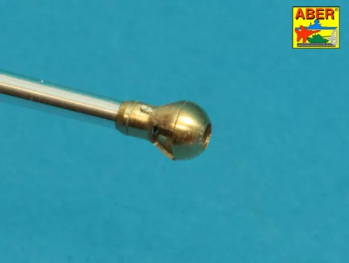Aber Models 7,5cm gun barrel with single baffle muzzle brake for German Tank VK3002(DB) - 7,5 cm-es lövegcső egykamrás csőszájfékkel – német VK3002(DB) harckocsihoz