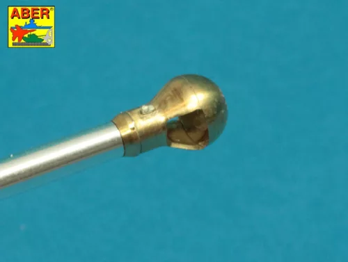 Aber Models 7,5cm gun barrel with single baffle muzzle brake for German Tank VK3002(DB) - 7,5 cm-es lövegcső egykamrás csőszájfékkel – német VK3002(DB) harckocsihoz