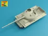 Aber Models Russian U-5TS (2A20) 115mm tank barrel for T-62 - orosz 115 mm-es U-5TS (2A20) harckocsi-lövegcső – T-62-höz