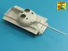 Aber Models Russian U-5TS (2A20) 115mm tank barrel for T-62 - orosz 115 mm-es U-5TS (2A20) harckocsi-lövegcső – T-62-höz