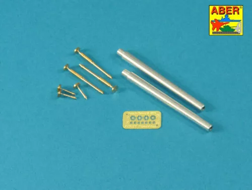 Aber Models brit első világháborús Mk.I Male harckocsi – 2 db 6 fontos lövegcső és 3 db 8 mm-es Hotchkiss géppuskacső