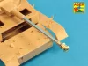 Aber Models németPz.Kpfw.VI, Ausf.H – 75 mm-es KwK40L/48 középső változat lövegcső – csőszájfékkel