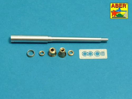 Aber Models KwK36/L56 88mm barrel for German lateTiger I - német lateTiger I – KwK36/L56 88 mm-es lövegcső