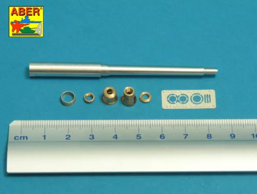 Aber Models KwK36/L56 88mm barrel for German lateTiger I - német lateTiger I – KwK36/L56 88 mm-es lövegcső