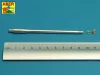 Aber Models U.S 90 mm M3 barrel with thread protector for tank destroyer M36B1 - páncélvadász M36B1 – U.S 90 mm-es M3 menetvédő lövegcső