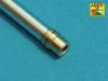 Aber Models U.S 90 mm M3 barrel with thread protector for tank destroyer M36B1 - páncélvadász M36B1 – U.S 90 mm-es M3 menetvédő lövegcső