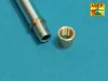 Aber Models U.S 90 mm M3 barrel with thread protector for tank destroyer M36B1 - páncélvadász M36B1 – U.S 90 mm-es M3 menetvédő lövegcső