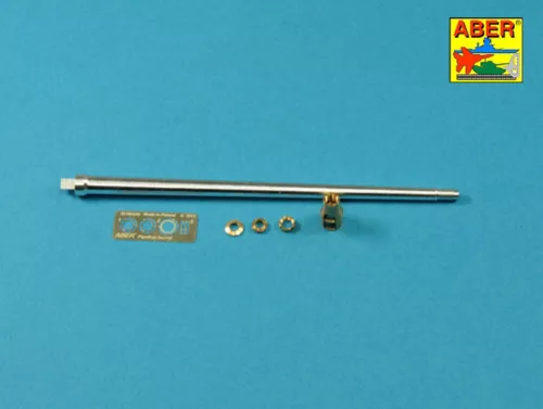 Aber Models 7,5 cm barrel with muzzle brake for Panther Ausf.A for Meng - 7,5 cm-es csőszájfékkel szerelt lövegcső