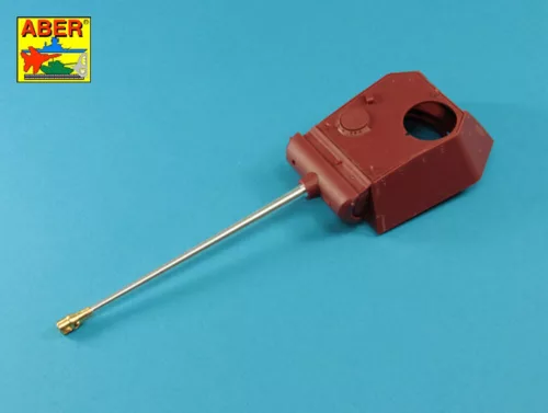 Aber Models 7,5 cm barrel with muzzle brake for Panther Ausf.A for Meng - 7,5 cm-es csőszájfékkel szerelt lövegcső