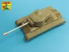 Aber Models U.S 90 mm M3 barrel with muzzle brake for T26E3 , Pershing - U.S 90 mm-es M3 csőszájfékkel szerelt lövegcső
