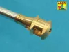 Aber Models U.S 90 mm M3 barrel with muzzle brake for T26E3 , Pershing - U.S 90 mm-es M3 csőszájfékkel szerelt lövegcső