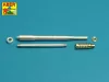 Aber Models Gun barrel for German Rheinmetall 12,8cm K44 L/55 Anti-Tank Gun - lövegcső