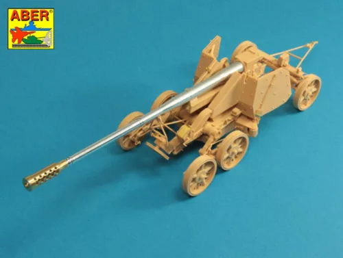Aber Models Gun barrel for German Rheinmetall 12,8cm K44 L/55 Anti-Tank Gun - lövegcső