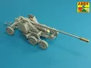 Aber Models Gun barrel for German Rheinmetall 12,8cm K44 L/55 Anti-Tank Gun - lövegcső