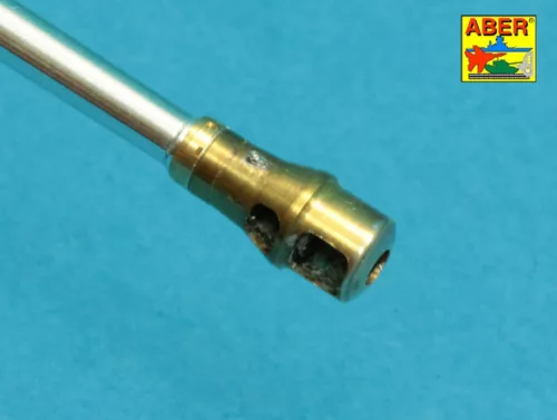 Aber Models 7,5 cm barrel with muzzle brake for Panther Ausf.A for Takom - 7,5 cm-es csőszájfékkel szerelt lövegcső
