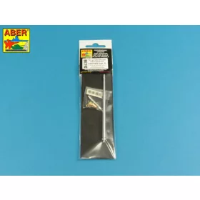   Aber Models 7,5 cm barrel with muzzle brake for Panther Ausf.G - 7,5 cm-es csőszájfékkel szerelt lövegcső