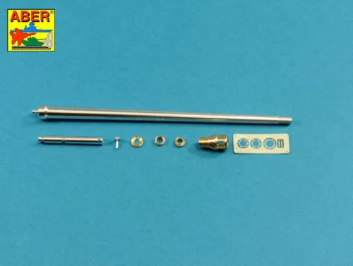 Aber Models 7,5 cm barrel with muzzle brake for Panther Ausf.G - 7,5 cm-es csőszájfékkel szerelt lövegcső
