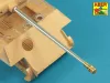 Aber Models 7,5 cm barrel with muzzle brake for Panther Ausf.G - 7,5 cm-es csőszájfékkel szerelt lövegcső