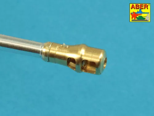 Aber Models 7,5 cm barrel with muzzle brake for Panther Ausf.G - 7,5 cm-es csőszájfékkel szerelt lövegcső