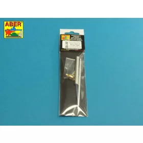   Aber Models német 8,8 cm-es KwK 43/3 L/71 egyrészes lövegcső – korai Tiger II Porsche toronyhoz