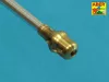 Aber Models német 8,8 cm-es KwK 43/3 L/71 egyrészes lövegcső – korai Tiger II Porsche toronyhoz