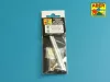 Aber Models német 8,8 cm-es KwK 43/3 L/71 kétrészes lövegcső – késői Tiger II Porsche toronyhoz